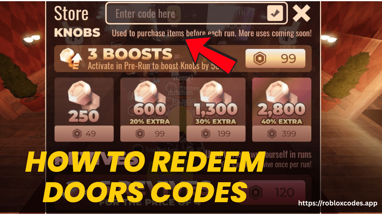 How to redeem codes