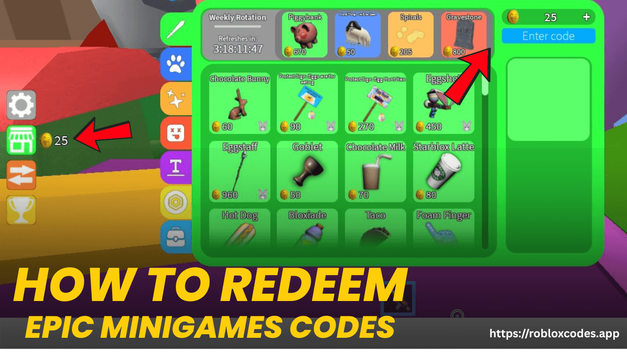 How to redeem codes