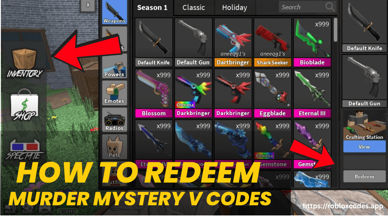 How to redeem codes
