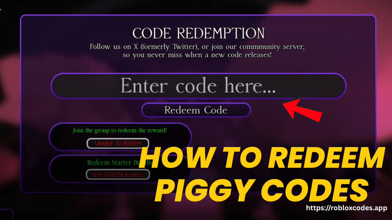 How to redeem codes