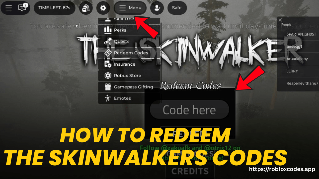 How to redeem codes