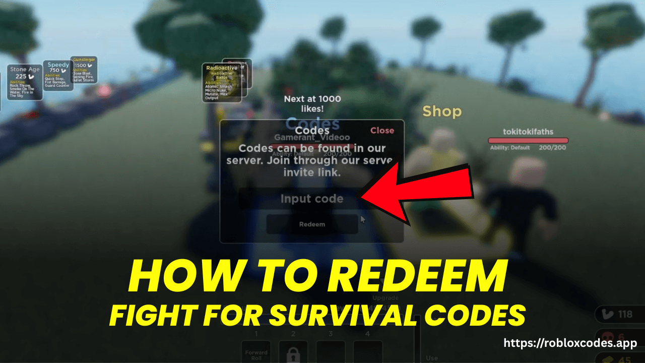 How to redeem codes