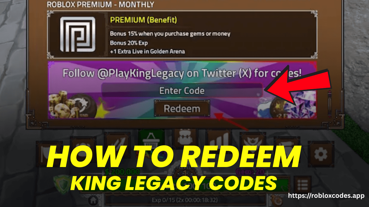 How to redeem codes