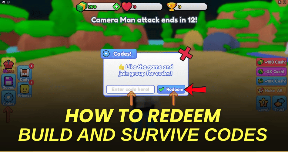 How to redeem codes
