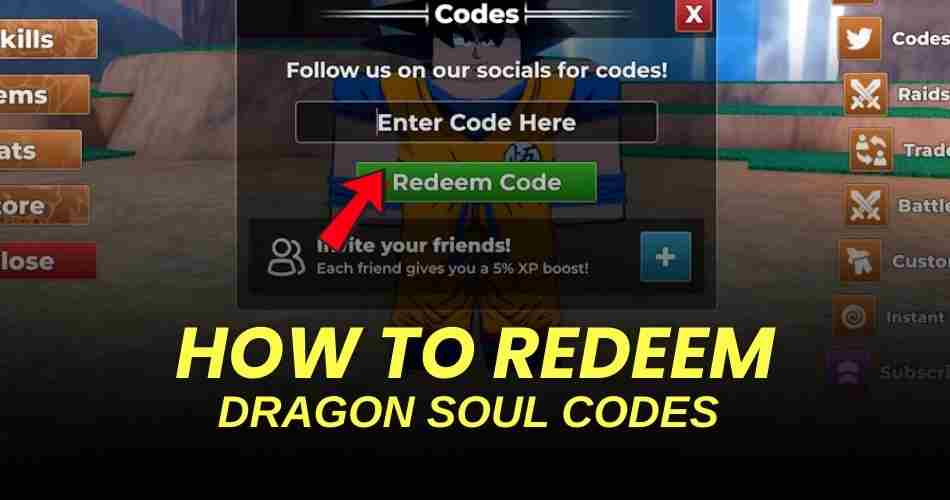 How to redeem codes