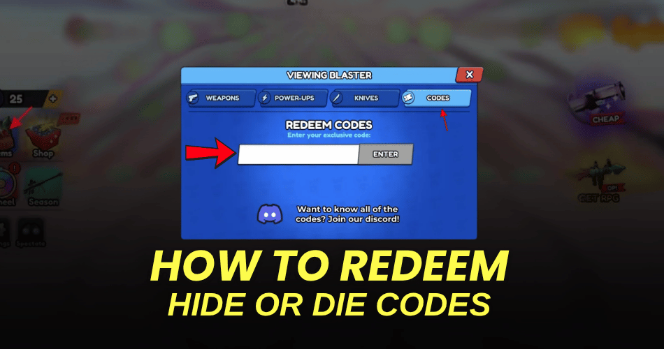 How to redeem codes