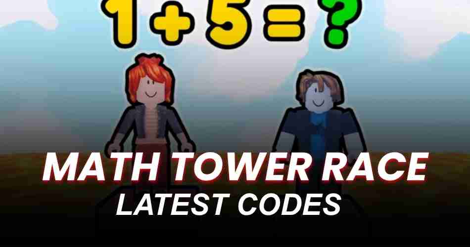Math Tower Race Codes