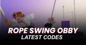 Rope Swing Obby Codes
