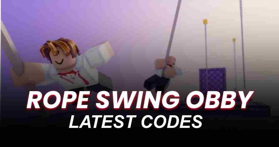 Rope Swing Obby Codes