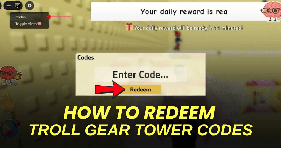 How to redeem codes