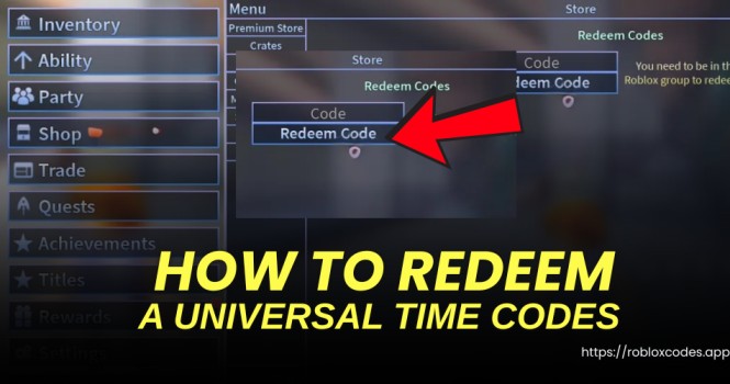 How to redeem codes