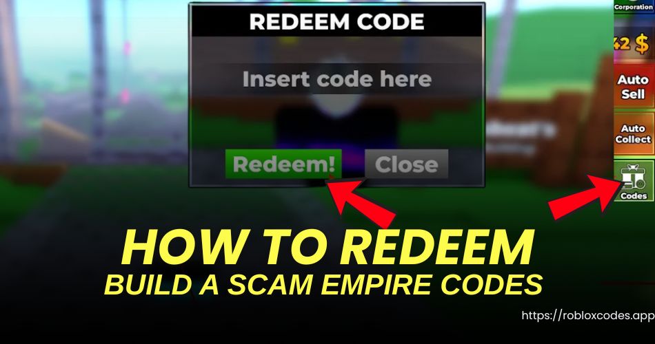 How to redeem codes
