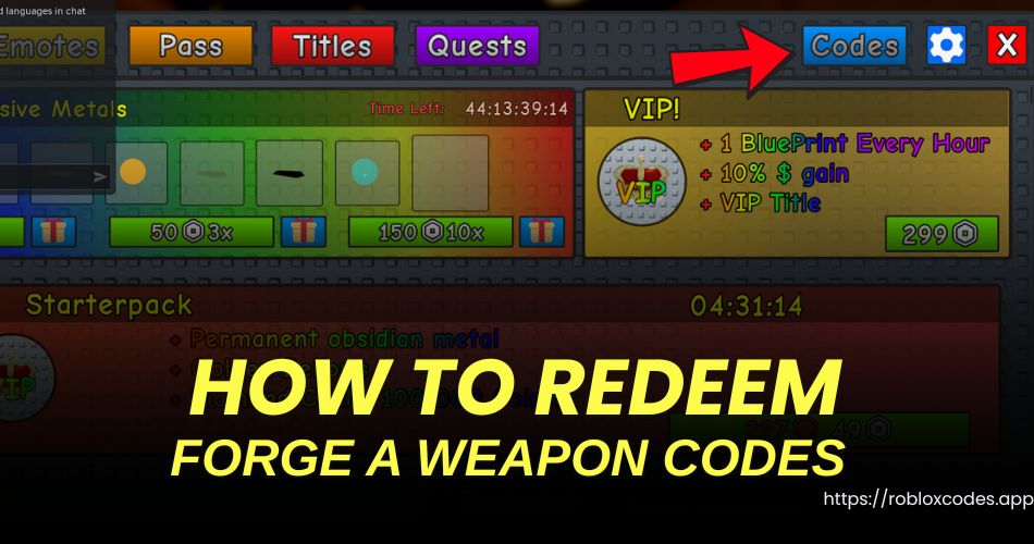 How to redeem codes