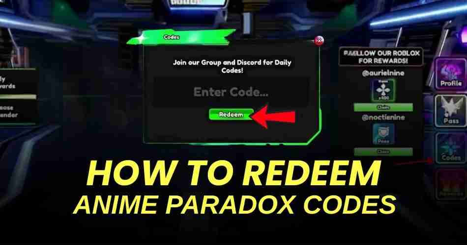 How to redeem codes