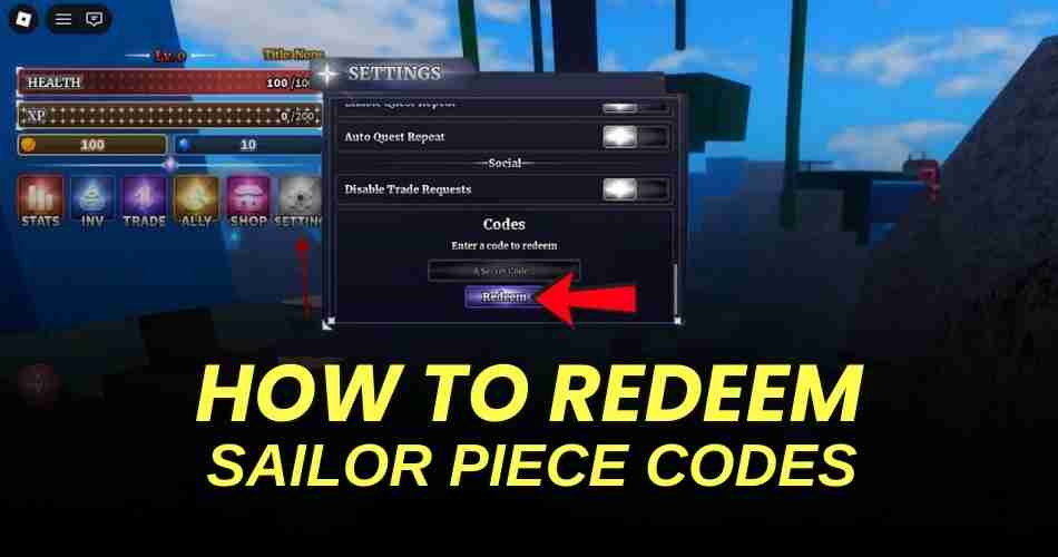 How to redeem codes