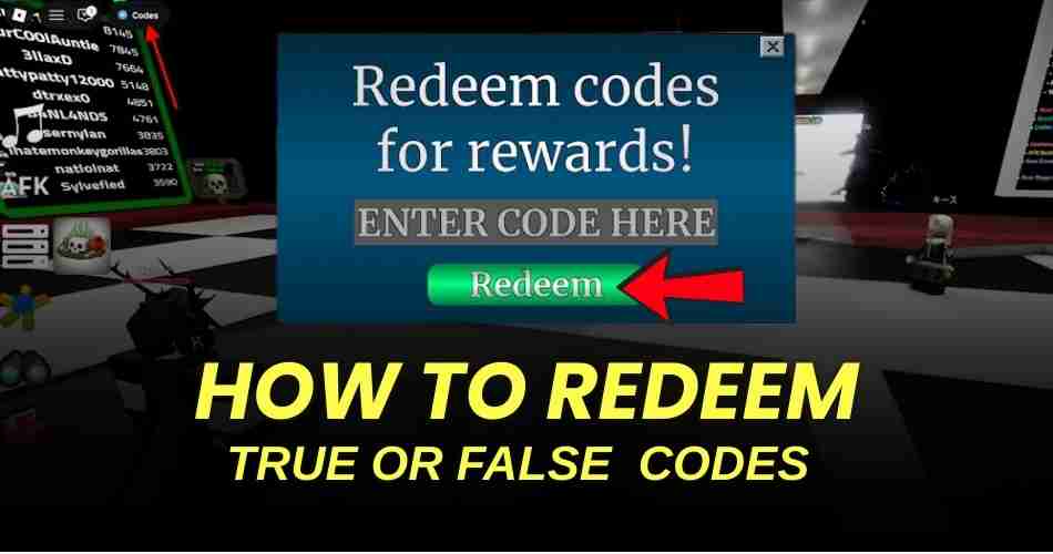 How to redeem codes