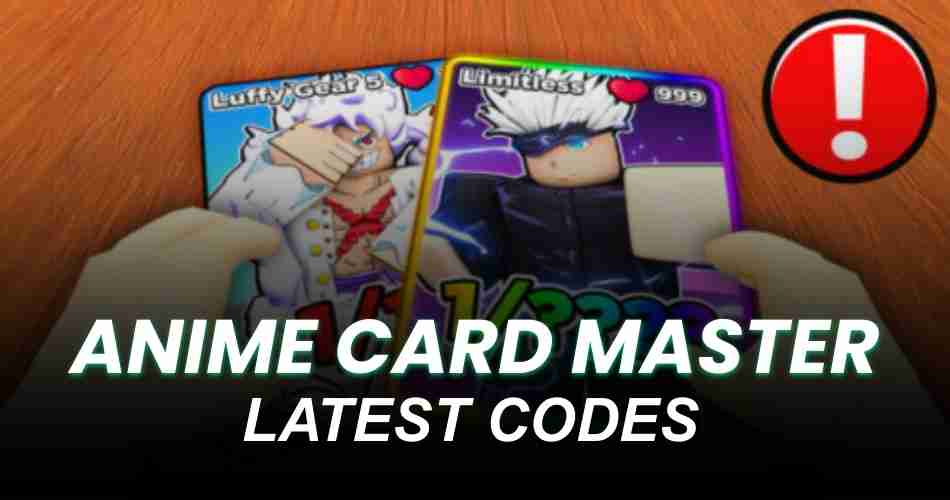 Anime Card Master Codes