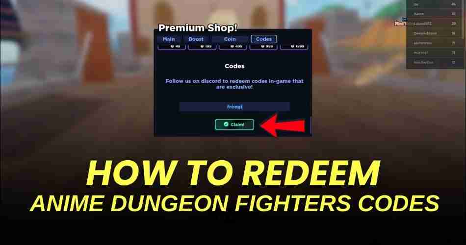 How to redeem codes