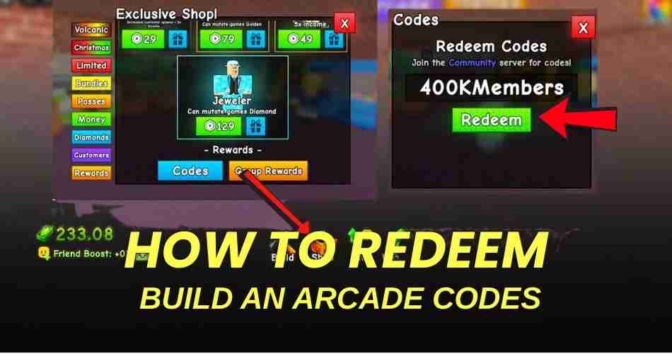 How to redeem codes