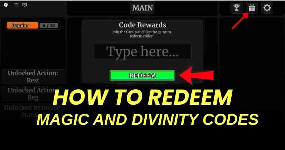 How to redeem codes