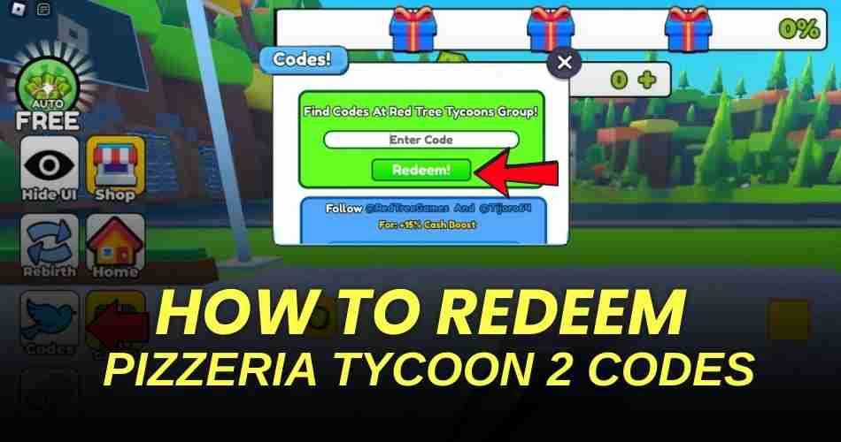 How to redeem codes