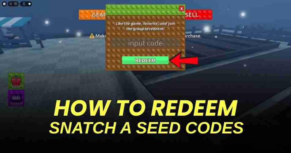 How to redeem codes