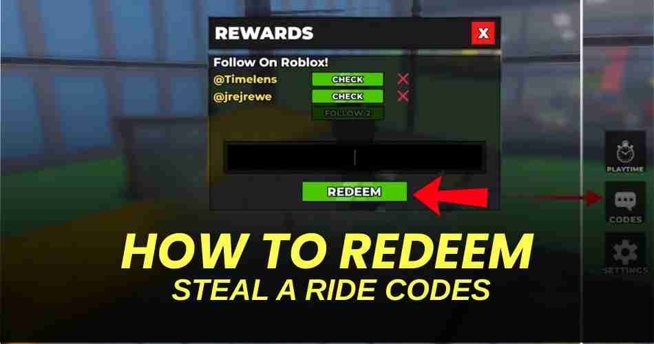 How to redeem codes