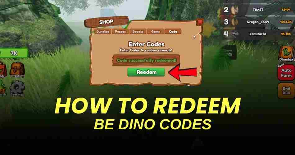 How to redeem codes