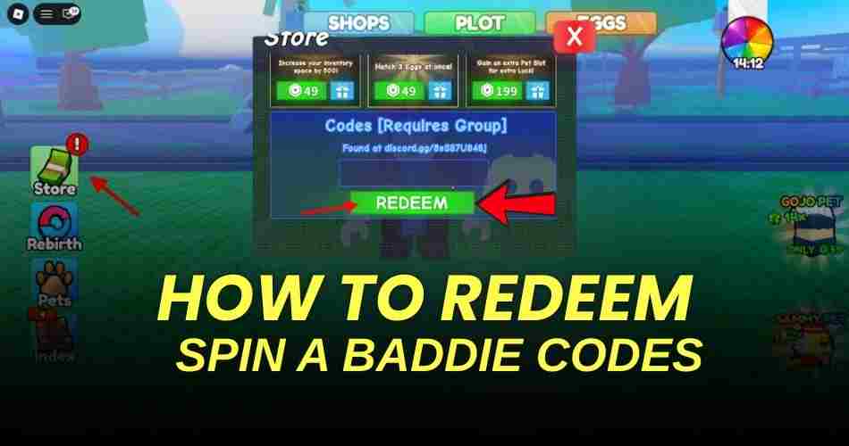 How to redeem codes