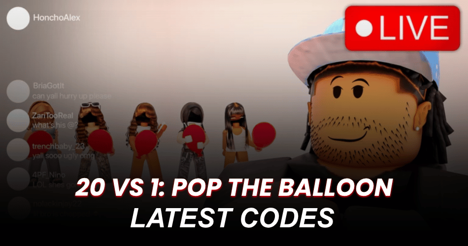 20 vs 1 Pop The Balloon Codes