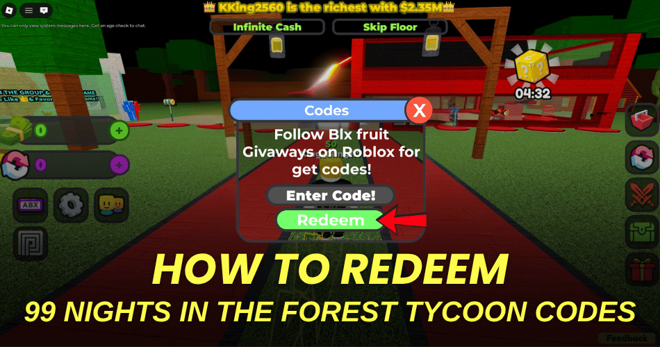 How to redeem codes