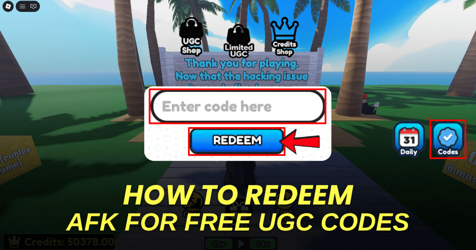 How to redeem codes