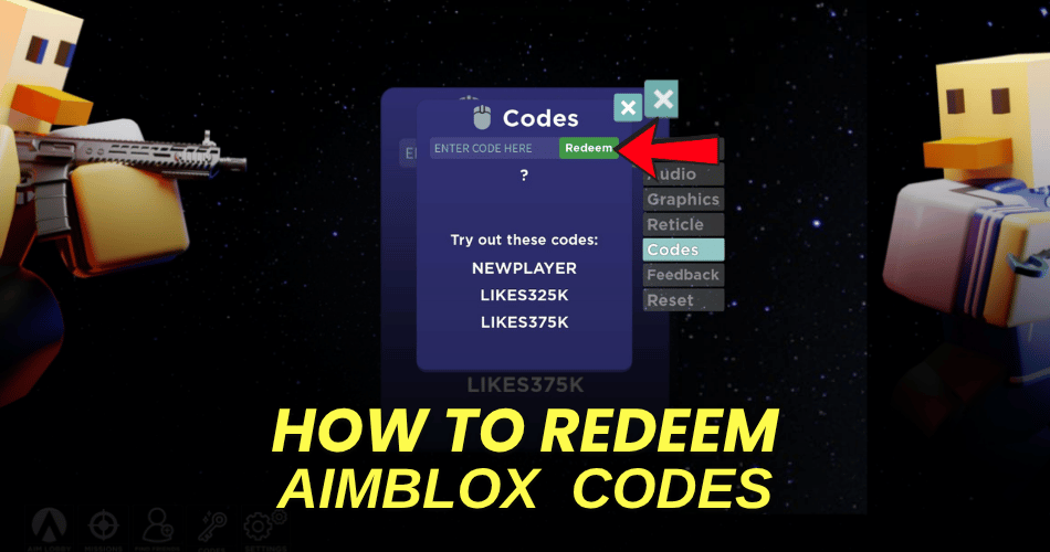How to redeem codes
