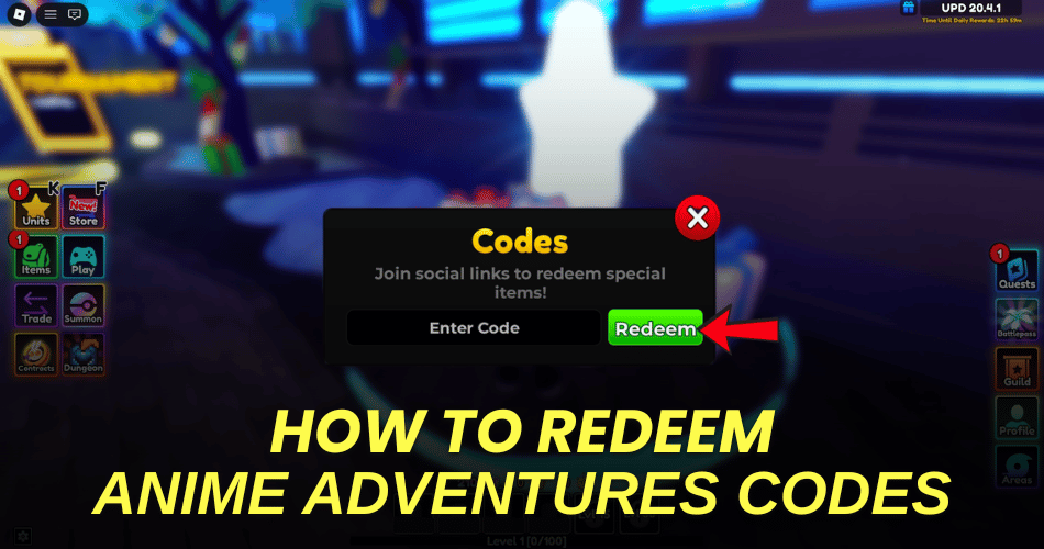 How to redeem codes