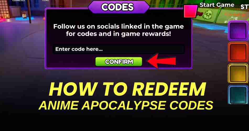 How to redeem codes