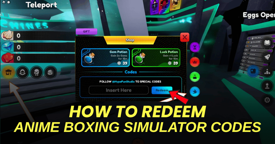 How to redeem codes