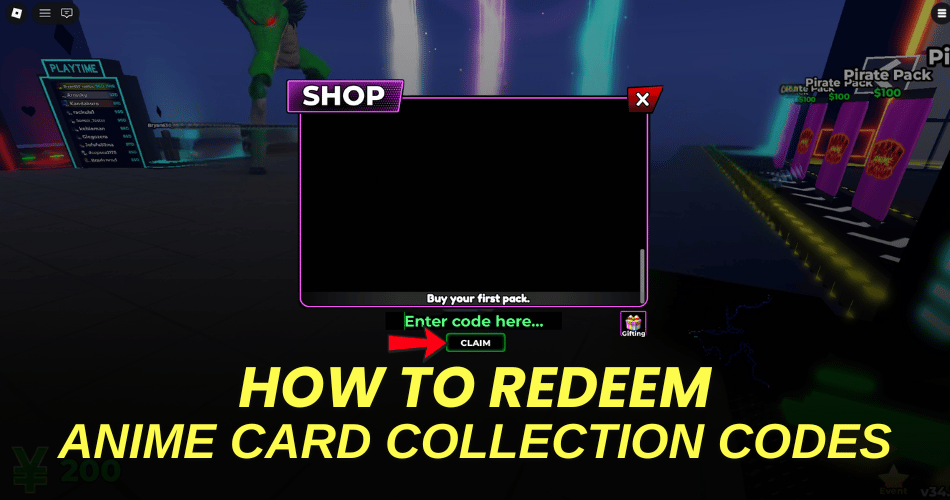 How to redeem codes