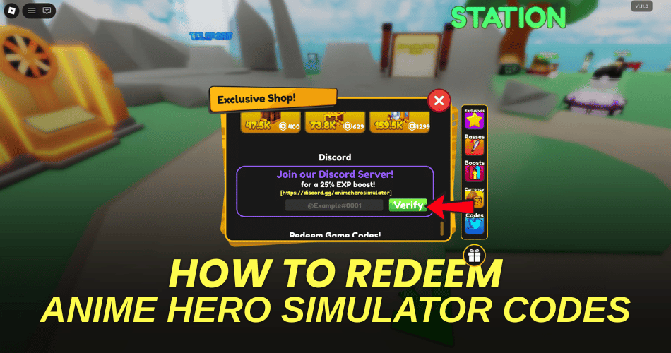 How to redeem codes