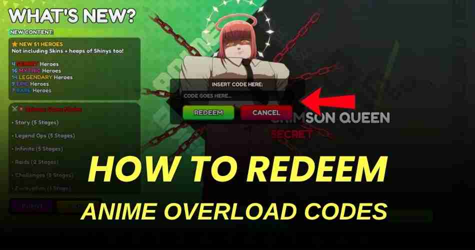 How to redeem codes