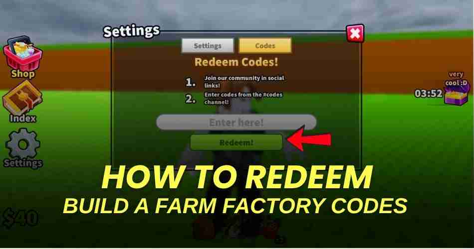 How to redeem codes