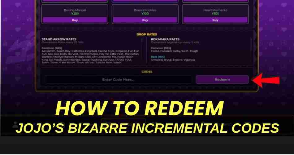 How to redeem codes