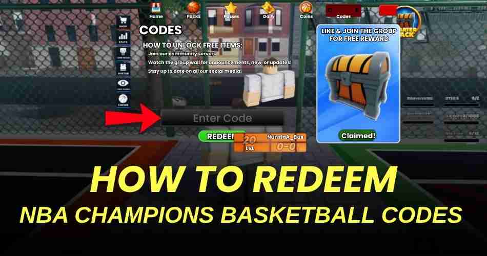 How to redeem codes