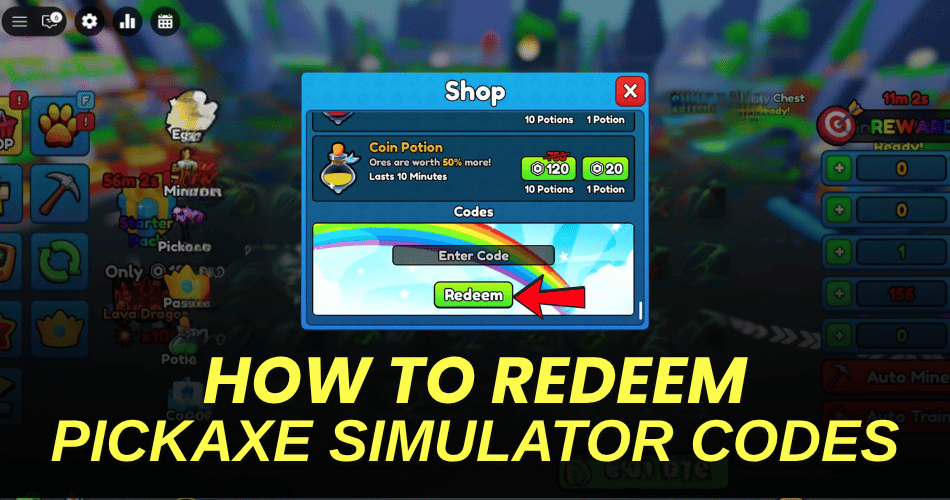 How to redeem codes
