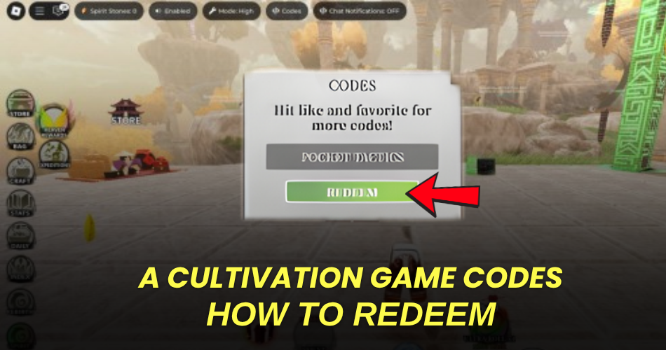 How to redeem codes