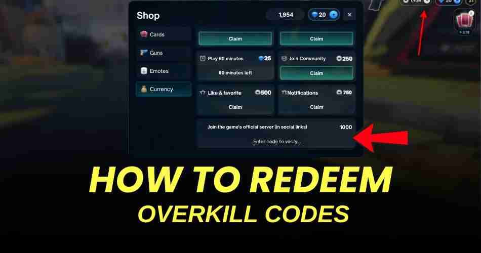 How to redeem codes
