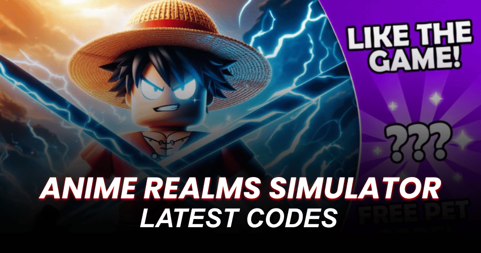 Anime Realms Simulator Codes
