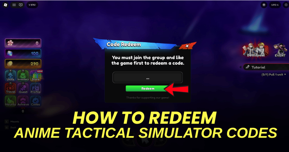 How to redeem codes