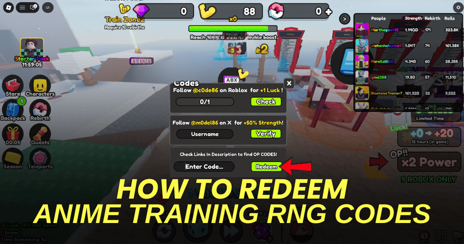 How to redeem codes