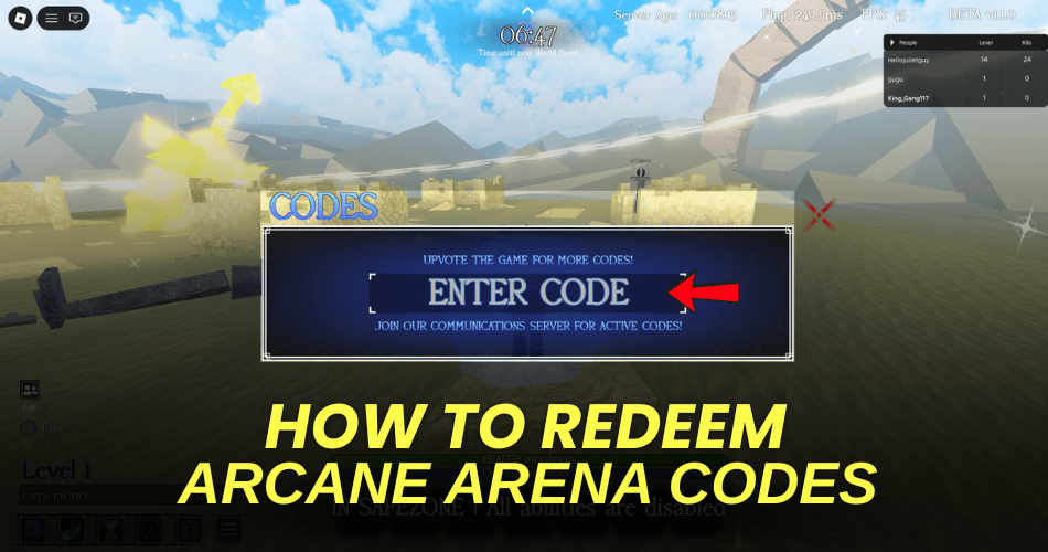 How to redeem codes
