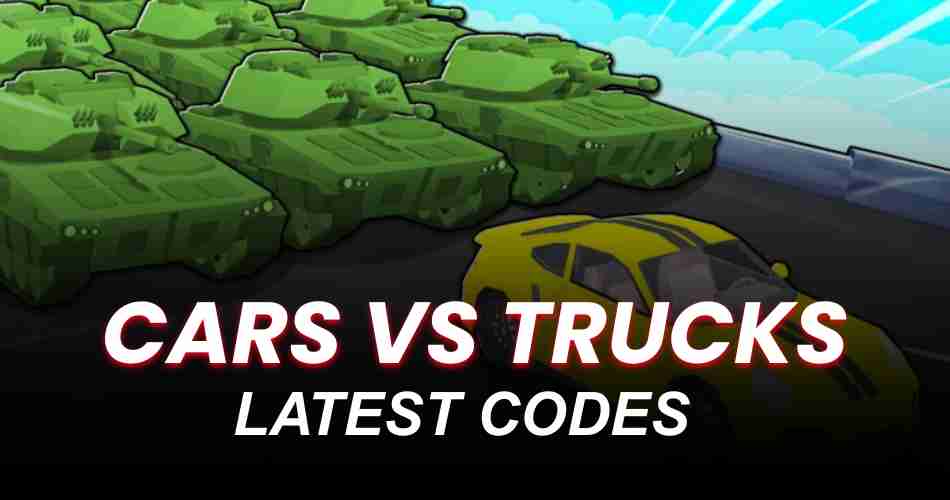 Cars vs Trucks Codes